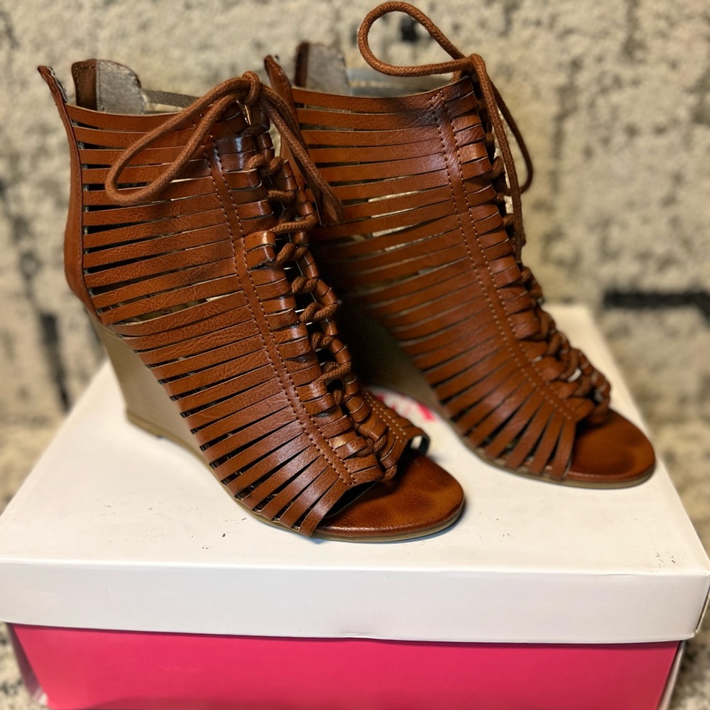 JustFab Wedge Sandals